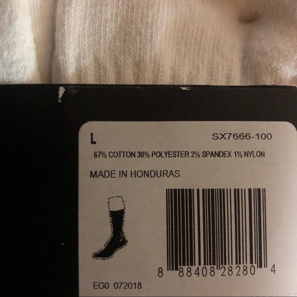 Nike Cotton Crew Socks 6 Pack - Picture 2 of 4